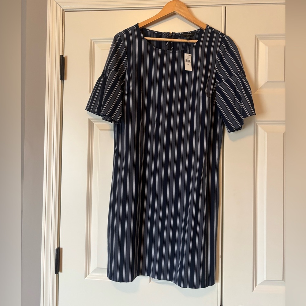 Navy Striped Women's Dress